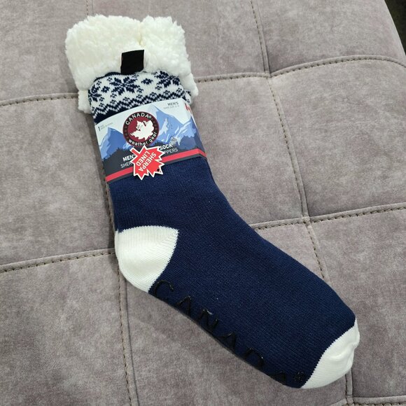 NWT Canada Weather Gear Men's Lounge Socks Size 6-12 - Picture 1 of 5